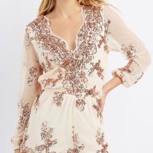 Charlotte Russe Sequin Romper